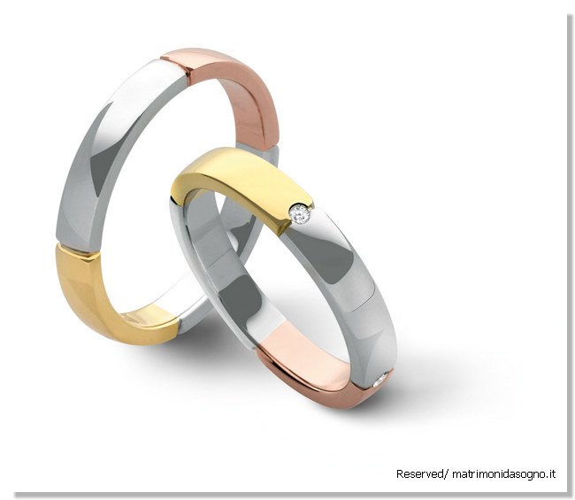 Italian style wedding rings